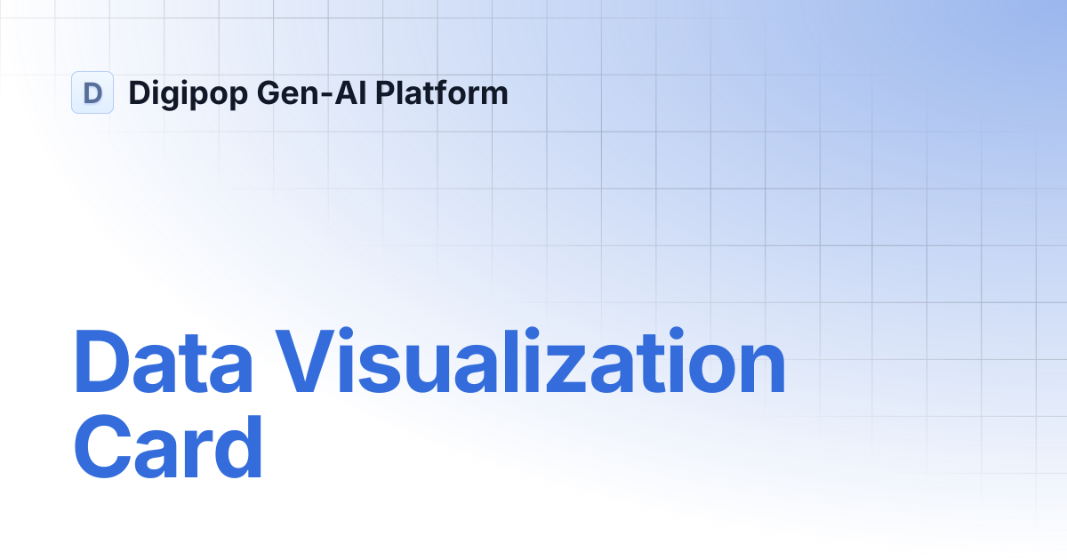 Data Visualization Card | Digipop Gen-AI Platform